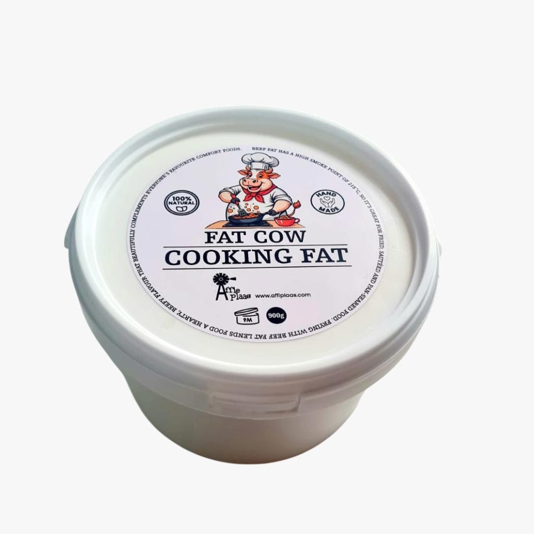 affieplaas fat cow cooking fat white